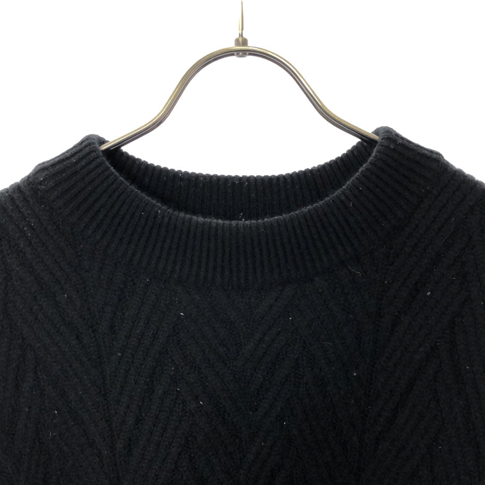 STILL BY HAND スティルバイハンド 日本製 ウール 長袖 セーター 48 ブラック ニット メンズ