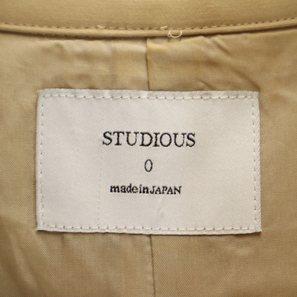STUDIOUS ステュディオス 日本製 トレンチコート 0 ベージュ レディース
