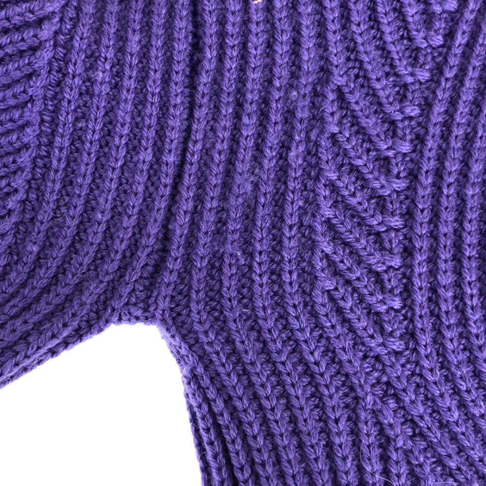 MAISON SPECIAL メゾンスペシャル ウールブレンド 長袖 セーター M パープル ニット レディース