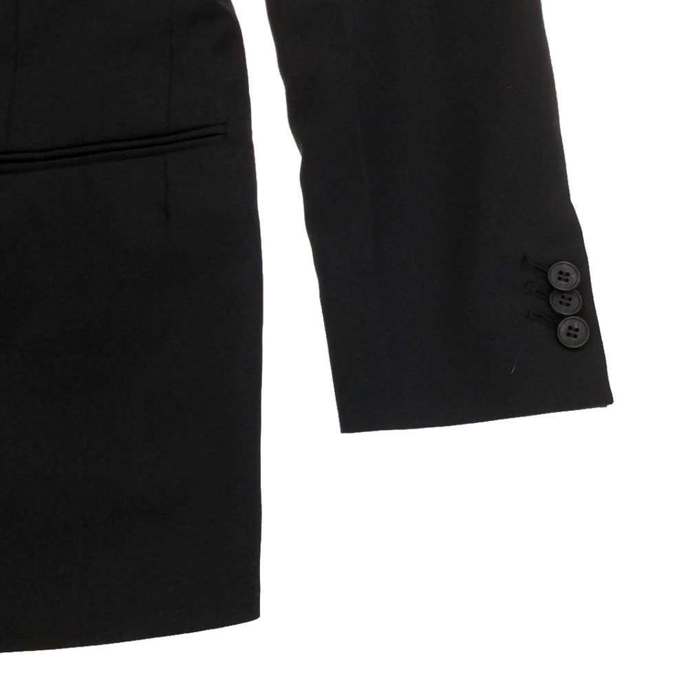 ファクトタム 日本製 ウール スーツ 上下 セットアップ 44 ブラック FACTOTUM メンズ