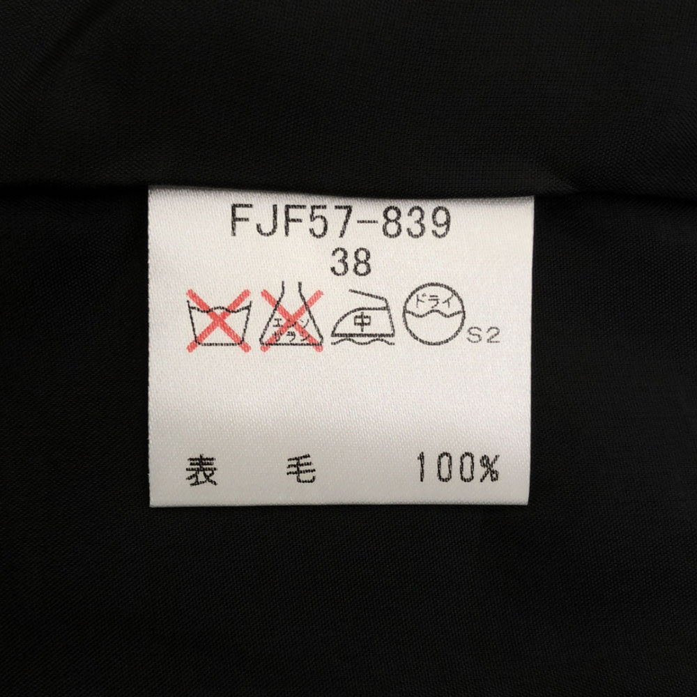 バーバリーブルーレーベル 三陽商会 ウール パンツスーツ 上下 セットアップ 38 チャコールグレー BURBERRY BLUE LABEL レディース