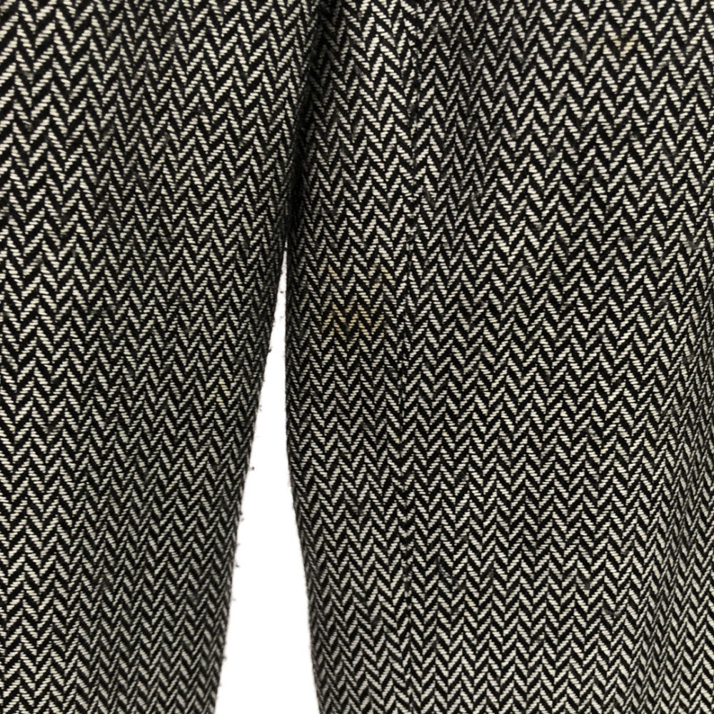 Christian Dior クリスチャンディオール USA製 ヘリンボーン柄 パンツスーツ 上下 セットアップ 2 ブラック系 レディース