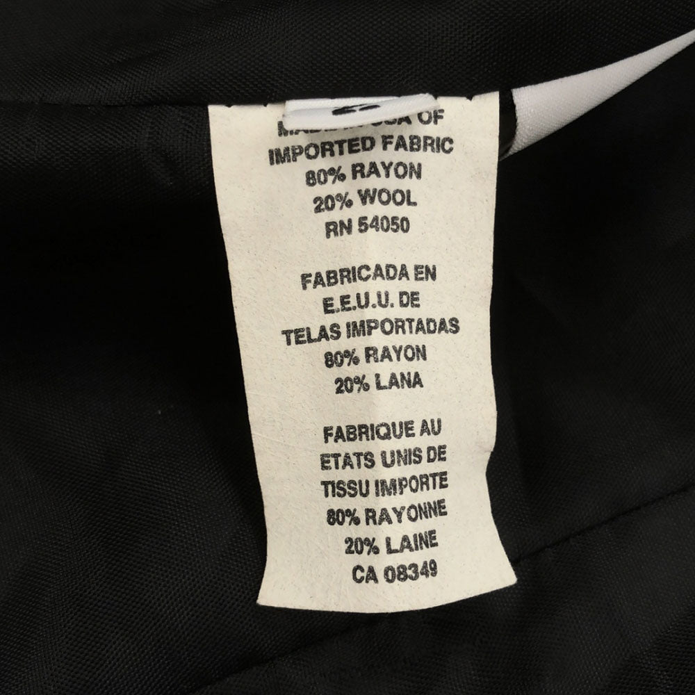 Christian Dior クリスチャンディオール USA製 ヘリンボーン柄 パンツスーツ 上下 セットアップ 2 ブラック系 レディース