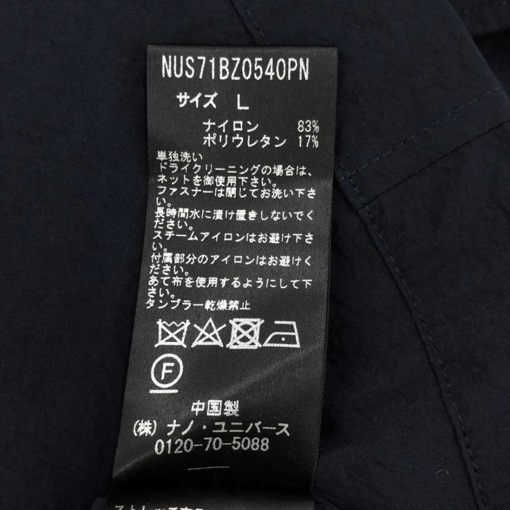 junhashimoto ジュンハシモト ナノライブラリー ジャケット L ネイビー nano LIBRARY 比翼仕立て メンズ