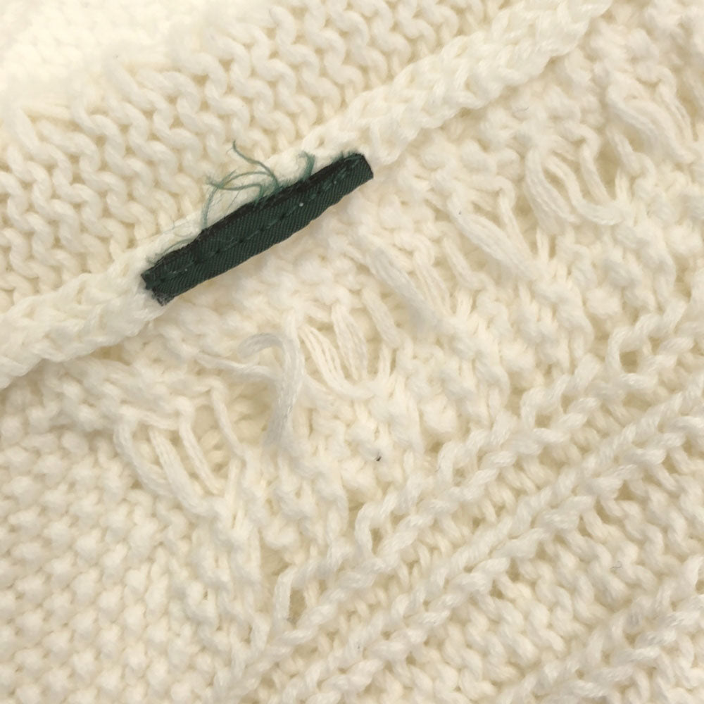 LAURENJEANSCO.RALPH LAUREN ローレンジーンズカンパニーラルフローレン 長袖 コットン ニットカーディガン S ホワイト レディース