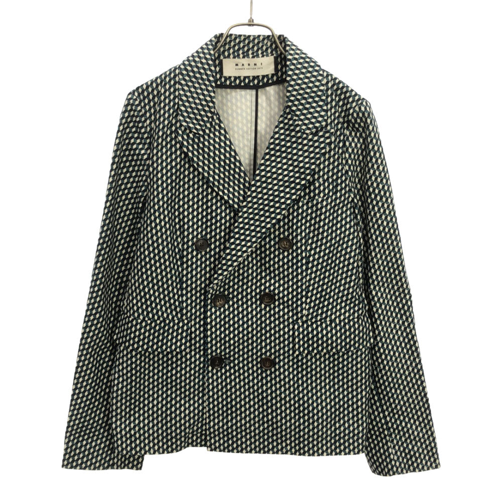 MARNI マルニ ダブル テーラードジャケット 38 グリーン SUMMER EDITION 2013 メンズ