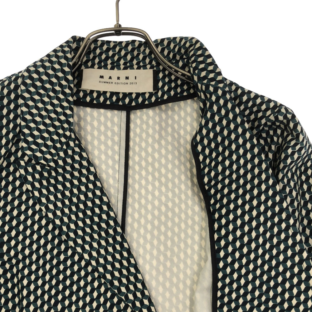 MARNI マルニ ダブル テーラードジャケット 38 グリーン SUMMER EDITION 2013 メンズ