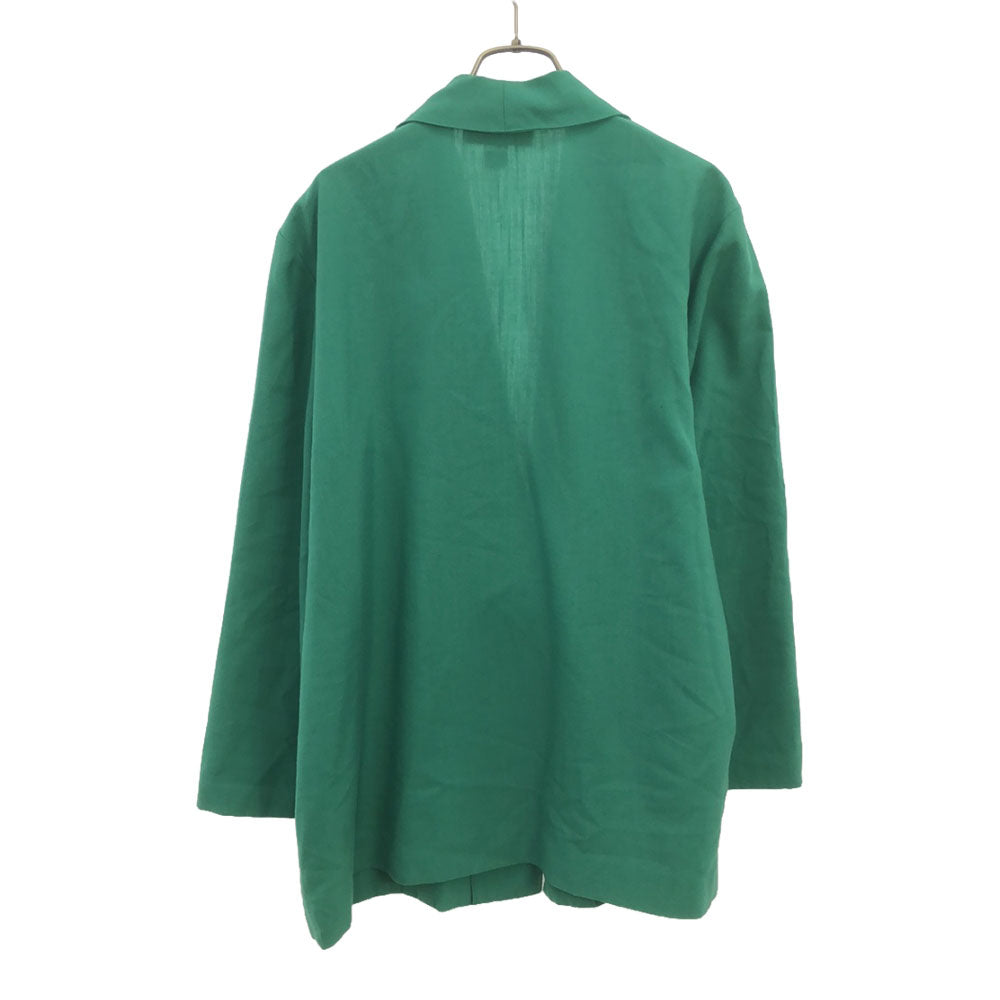ブロックアイランド テーラードジャケット 16 グリーン レディース