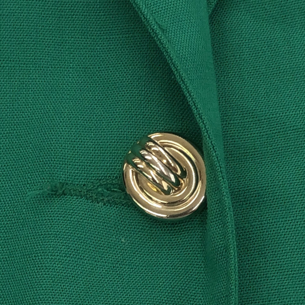 ブロックアイランド テーラードジャケット 16 グリーン レディース