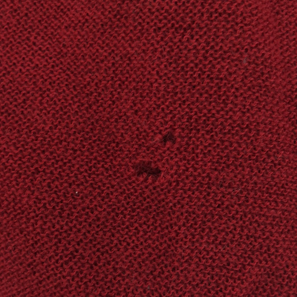 CHEMISE LACOSTE シュミーズラコステ ウール 長袖 ニットカーディガン 3 レッド メンズ