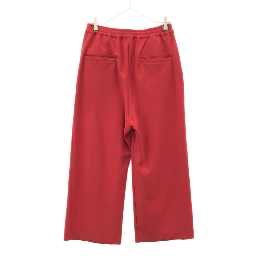 MAISON SPECIAL メゾンスペシャル 11221461303 コンパクトクラッシュスウェットプライムワイドピンタック イージーパンツ 1 レッド メンズ