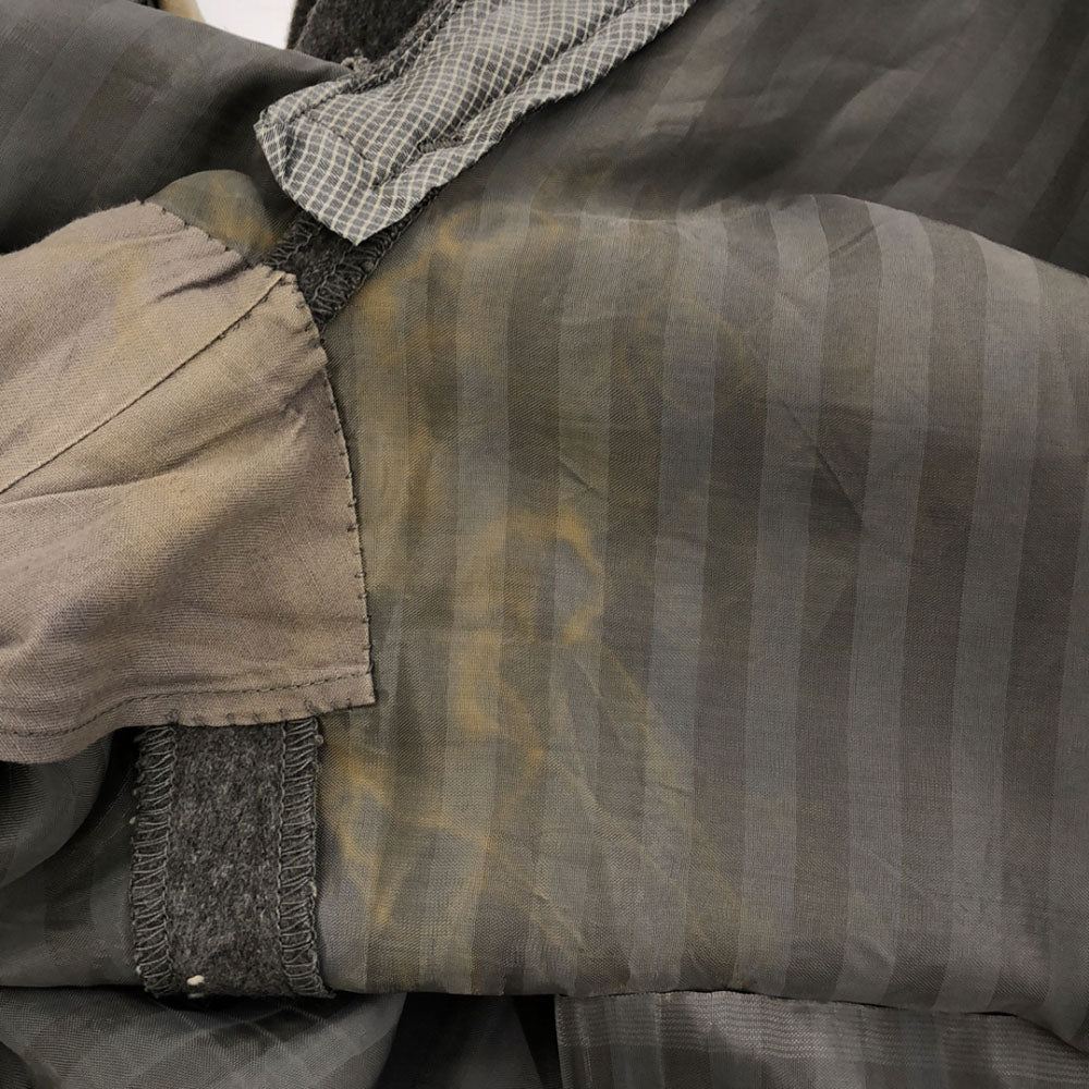 OLD オールド 80s スラックスパンツ グレー 2タック ロケットタロン メンズ