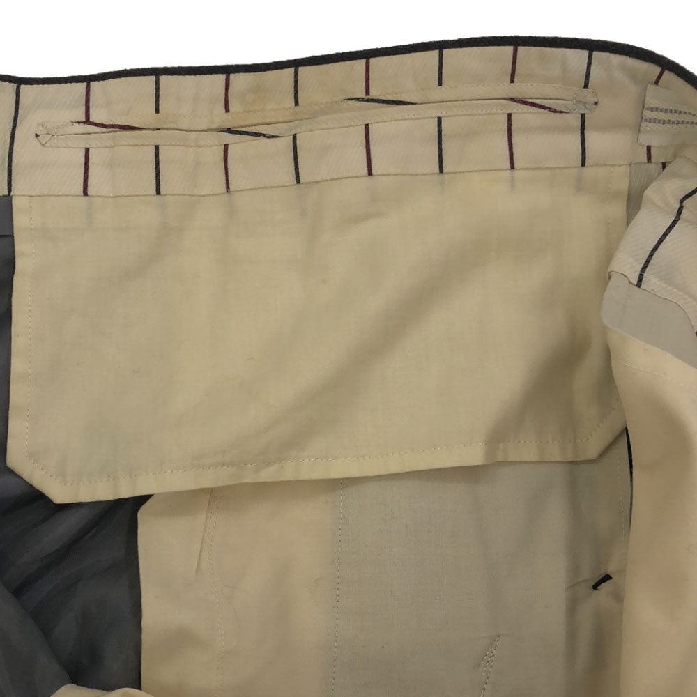 オールド 80s スラックスパンツ チャコールグレー OLD 2タック ロケットタロン メンズ