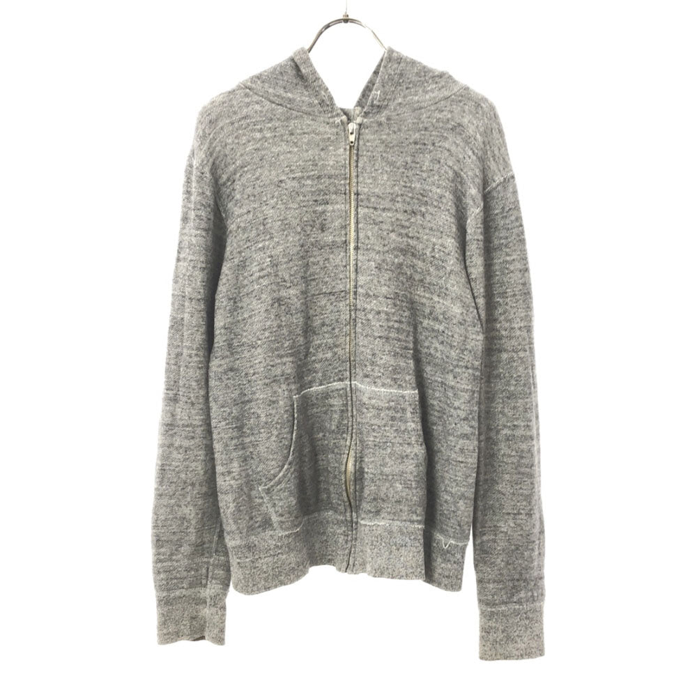 N.HOOLYWOOD エヌハリウッド 日本製 長袖 ジップパーカー 38 杢グレー メンズ