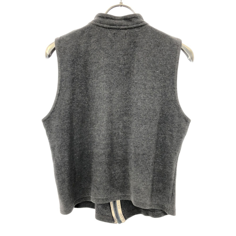 ARMANI JEANS アルマーニジーンズ イタリア製 ジップ ベスト 6 グレー レディース