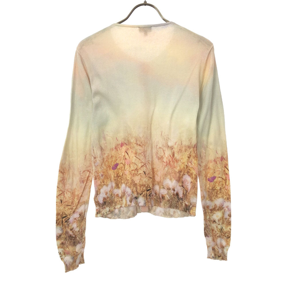 ポールスミスジュニア 花柄 長袖 コットン ニットカーディガン 12a キッズ