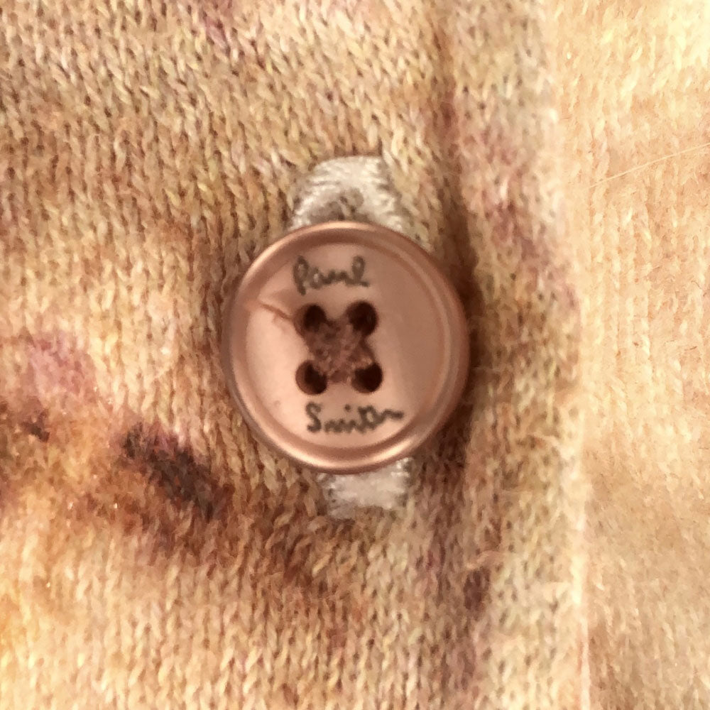 ポールスミスジュニア 花柄 長袖 コットン ニットカーディガン 12a キッズ