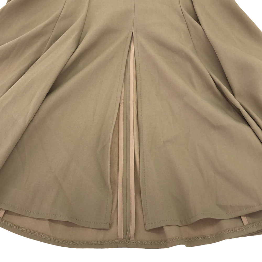 未使用 FRAY I.D フレイアイディー FWFO224512 長袖 シャツカラーマーメイド ワンピース 0 ベージュ系 タグ付き レディース