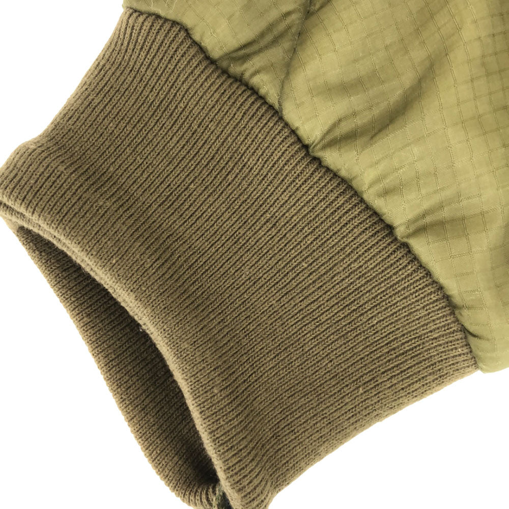 ユーズド 日本製 再構築 キルティングジャケット XS グリーン系 メンズ