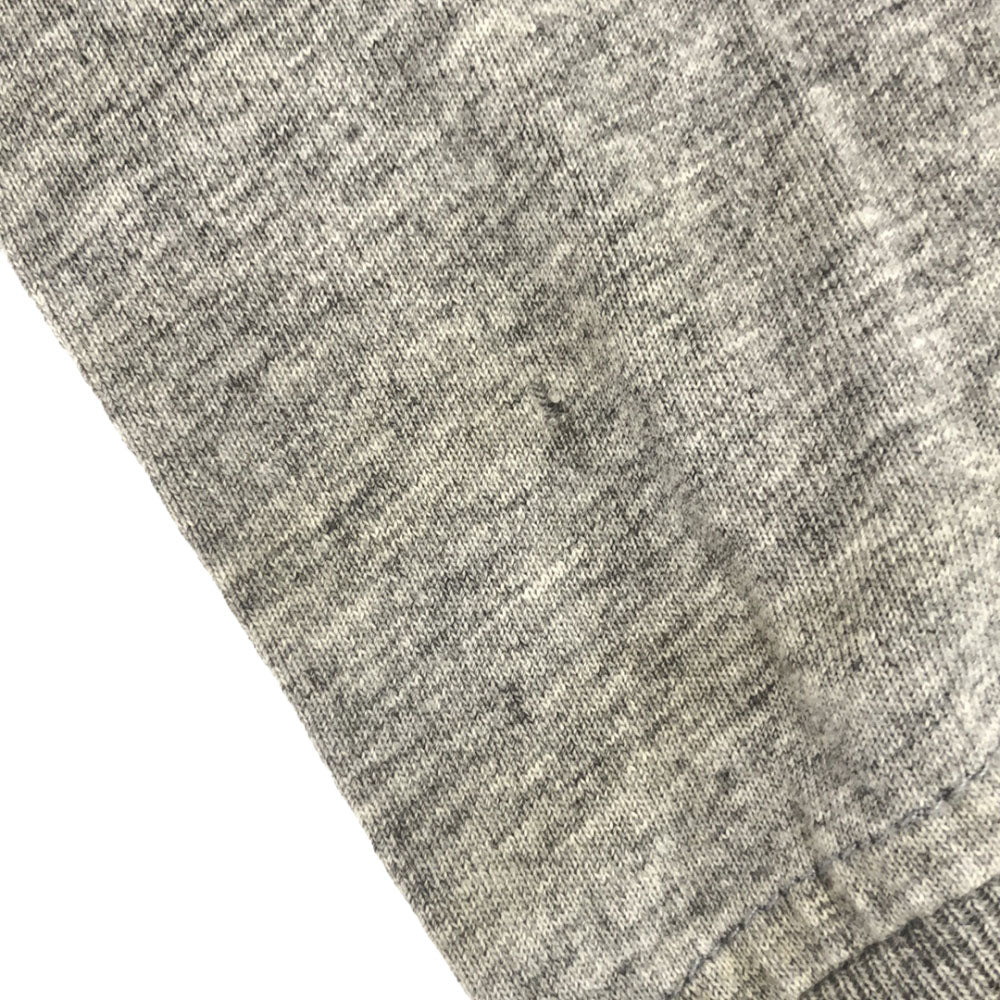 DSQUARED2 ディースクエアード バックプリント 長袖 ポロシャツ M ライトグレー ダメージ加工 メンズ