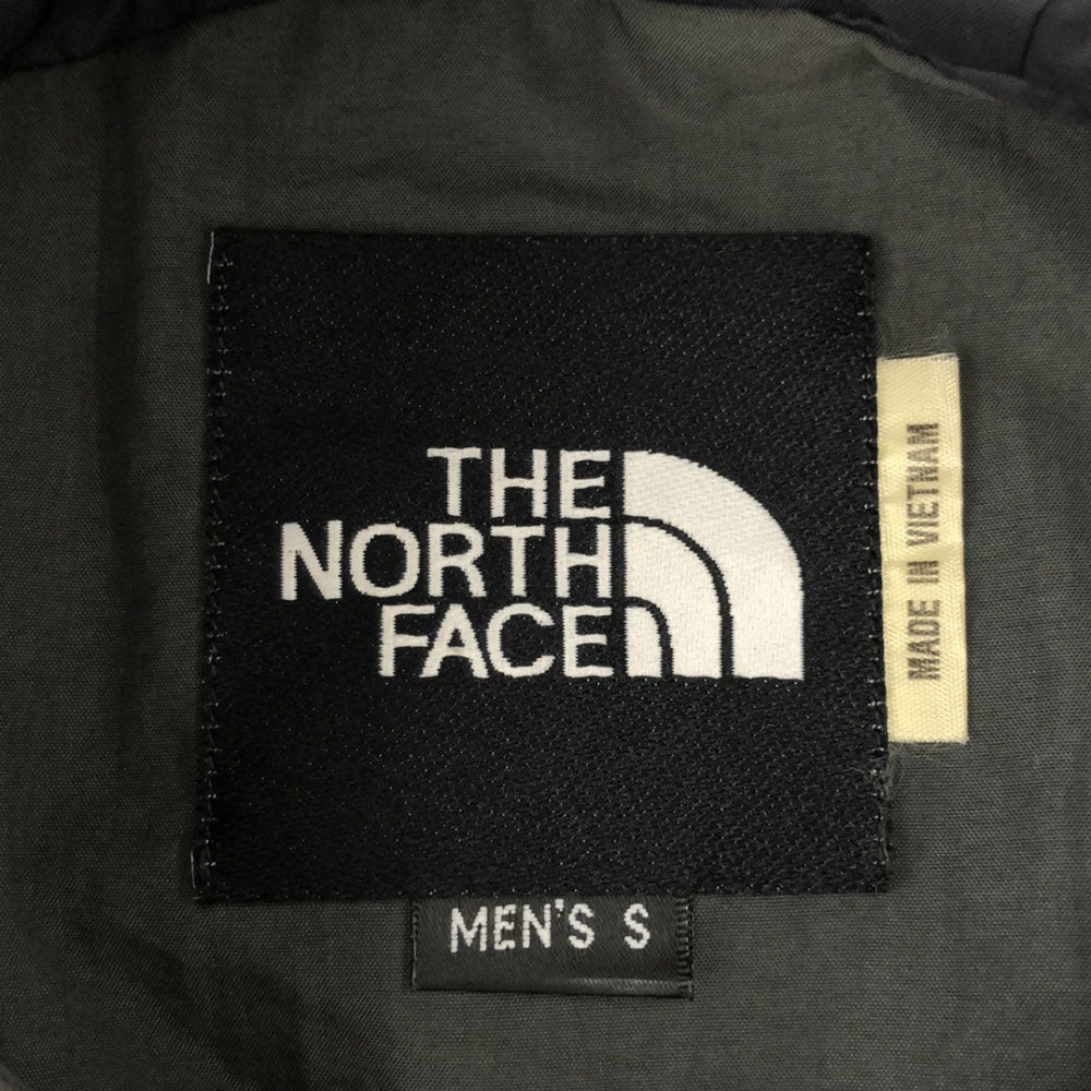 ノースフエイス NP-2409 ロゴ刺繍 ナイロンジャケット S グレー×ベージュ アウトドア 裏メッシュ メンズ