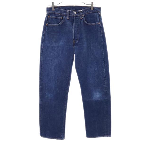 リーバイス 60s 70s 66前期 足長R BIG E 赤耳 ボタンフライ ストレートデニムパンツ Levi's ジーパン メンズ