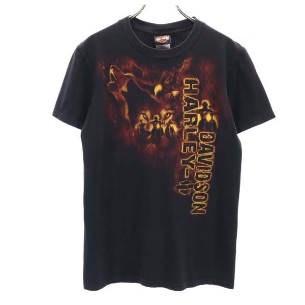 HARLEY DAVIDSON ハーレーダビッドソン 半袖 Tシャツ S ブラック メンズ