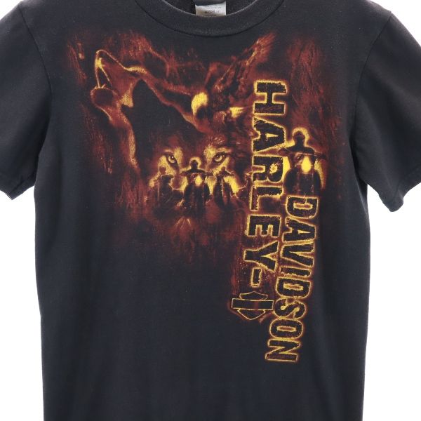 HARLEY DAVIDSON ハーレーダビッドソン 半袖 Tシャツ S ブラック メンズ