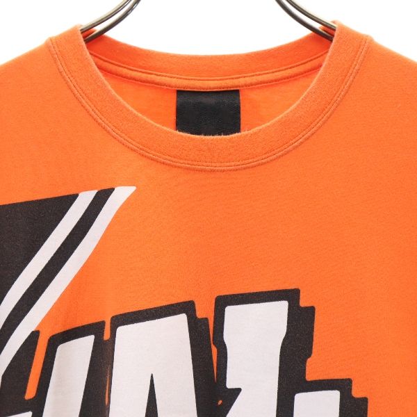 スワッガー プリント 半袖 Tシャツ L オレンジ SWAGGER メンズ