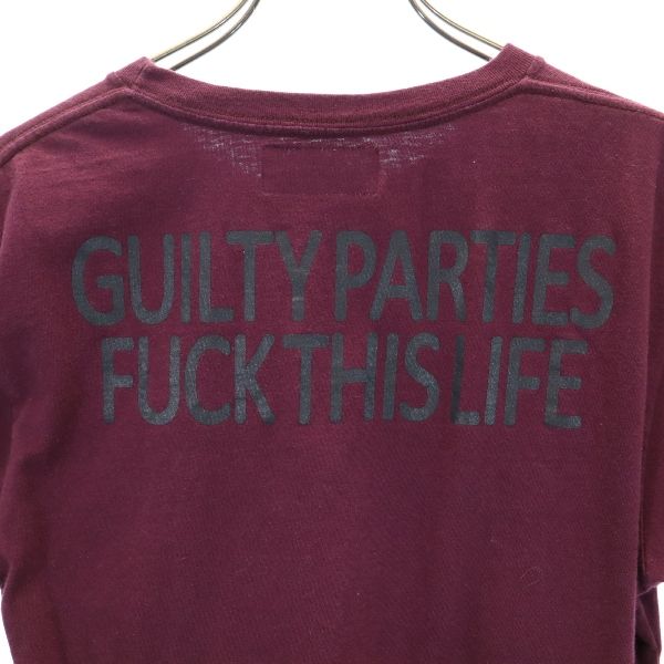 The Guilty Parties ギルティーパーティーズ 日本製 半袖 Tシャツ S パープル系 ワコマリア メンズ