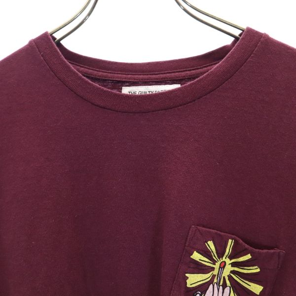 The Guilty Parties ギルティーパーティーズ 日本製 半袖 Tシャツ S パープル系 ワコマリア メンズ