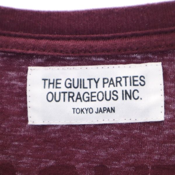 The Guilty Parties ギルティーパーティーズ 日本製 半袖 Tシャツ S パープル系 ワコマリア メンズ