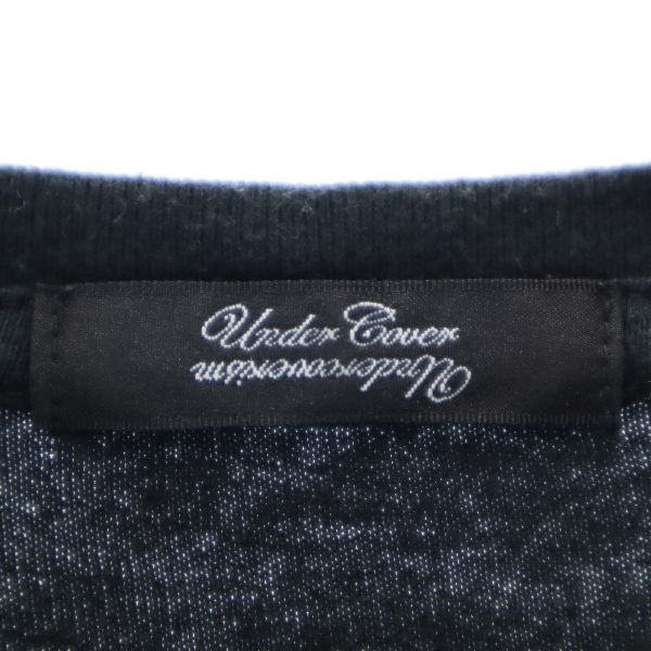 UNDERCOVER アンダーカバー プリント 半袖 Tシャツ 2 黒 メンズ