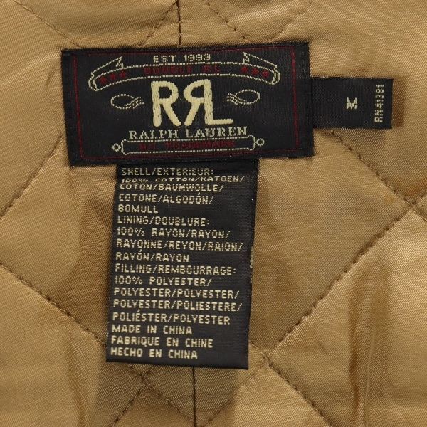 RRL 90s 初期黒タグ 赤三ツ星 コーデュロイ ピーコート M ブラウン ダブルアールエル ラルフローレン メンズ