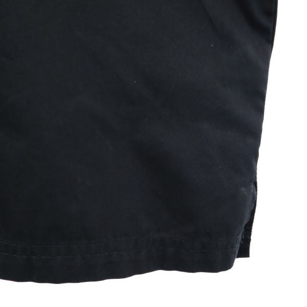 HARLEY DAVIDSON ハーレーダビッドソン バックプリント 半袖 ボタンダウンシャツ L ブラック系 メンズ