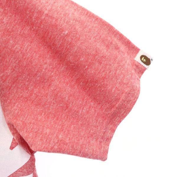 アベイシングエイプ 半袖 Tシャツ ピンク系 A BATHING APE メンズ