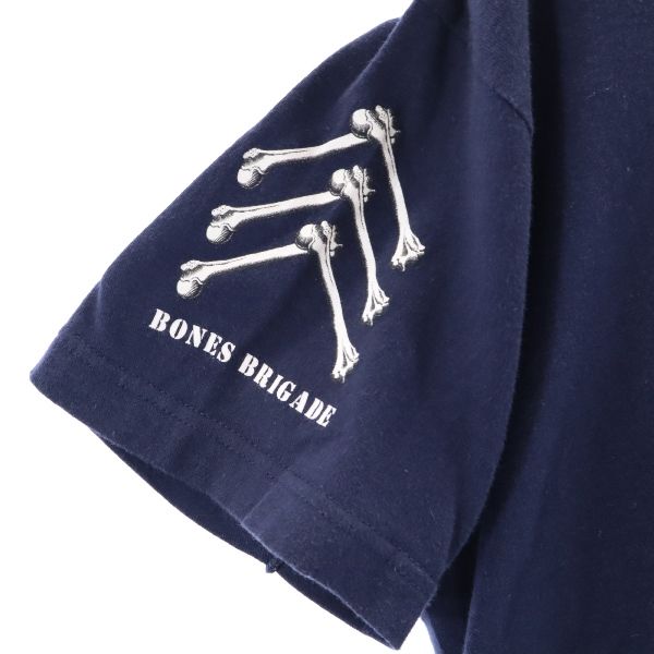 パウエルペラルタ バックプリント 半袖 クルーネック Tシャツ S 紺 POWELL PERALTA スケートボード メンズ