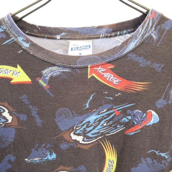 XLARGE エクストララージ 日本製 半袖 クルーネック Tシャツ M 茶系 メンズ