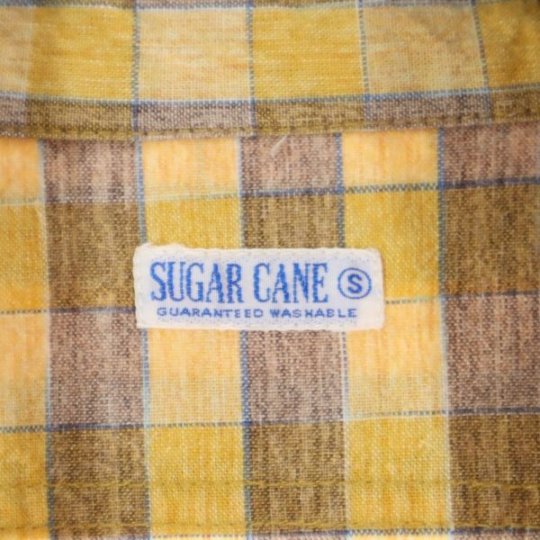 シュガーケーン SC30561 東洋エンタープライズ チェック 半袖 シャツ S ブラウン系 SUGAR CANE メンズ