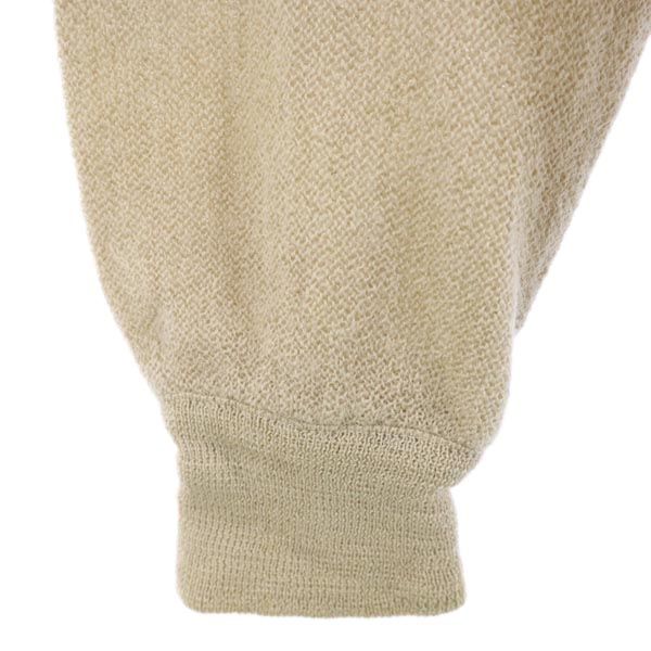 LACOSTE ラコステ ウール ロゴ刺繍 長袖 Vネック セーター 4 ベージュ系 ニット メンズ