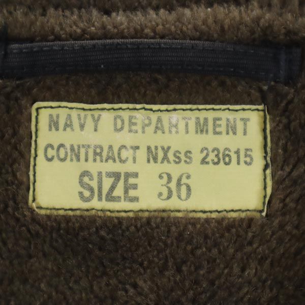 東洋エンタープライズ トーヨーエンタープライズ M13805 U.S.NAVY N-1 デッキ ジャケット 36 グレー系 メンズ