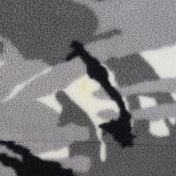 PALACE パレス バックロゴ カモフラージュ柄 長袖 フリース パーカー L グレー系 プルオーバー メンズ