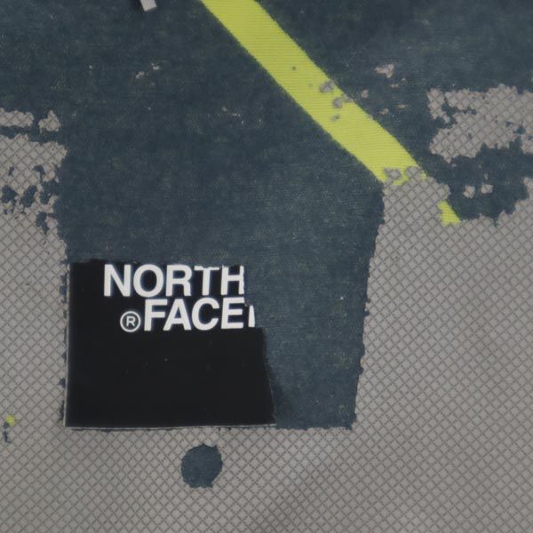 THE NORTH FACE ノースフェイス ボーダー柄 マウンテンパーカー 紺×黄 メンズ