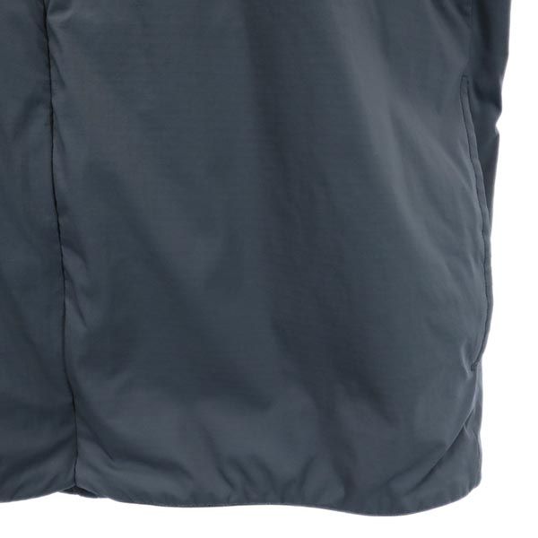 ノースフェイス NY31763 ノーカラー ナイロン 中綿ジャケット L グレー系 THE NORTH FACE メンズ