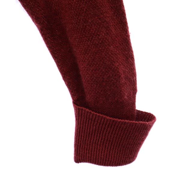 SALTWATER COWBOY ソルトウォーター カウボーイ 長袖 ニットカーディガン XS ボルドー メンズ