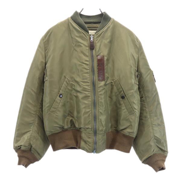 Buzz Rickson's バズリクソンズ 実名復刻 BR11089 MA-1 フライトジャケット 38 カーキ ミリタリー メンズ