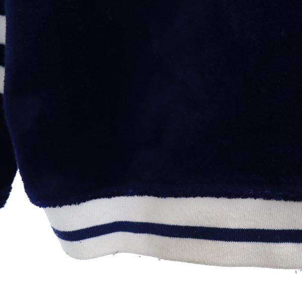 ヒステリックグラマー WHITE WOLVES 長袖 ボア カットソー FREE ネイビー系 HYSTERIC GLAMOUR レディース