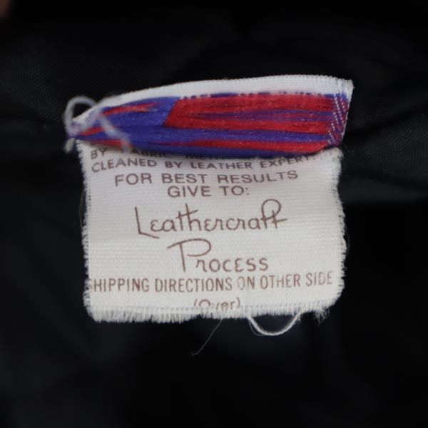 ショット レザー ダブルライダースジャケット 36 ブラック系 schott 裏キルト メンズ