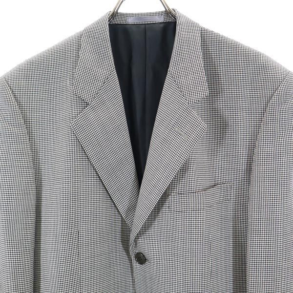 Paul Smith ポールスミス 千鳥格子柄 スーツ 上下 セットアップ L 黒×白 テーラードジャケット メンズ