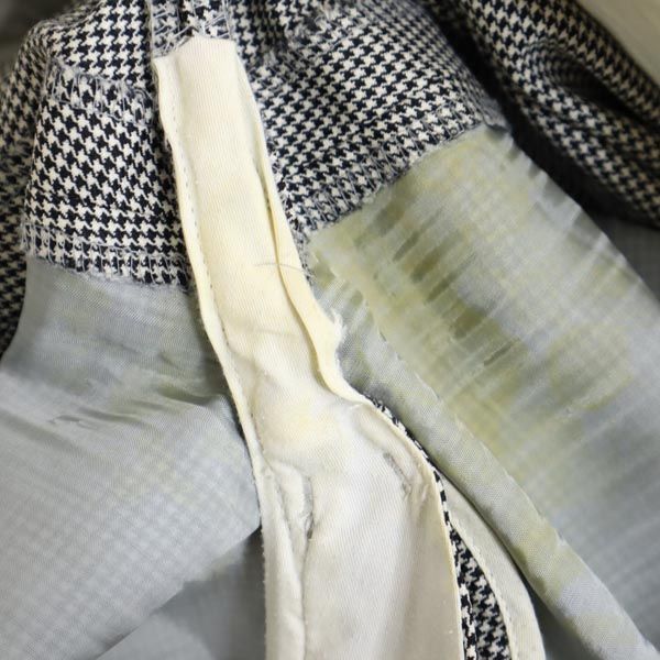 Paul Smith ポールスミス 千鳥格子柄 スーツ 上下 セットアップ L 黒×白 テーラードジャケット メンズ